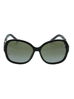 Montblanc - Brown Acetate Full Rim Irregular Women Sunglass MB420S 60 48F (60)