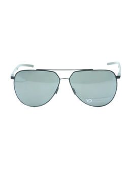 Porsche Design - Black Metal Full Rim Pilot Men Sunglass P8968 63A (63)