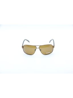 SKECHERS - Brown Metal Full Rim Pilot Unisex Sunglass SE5083 62 SBRN 1P (62)
