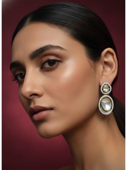 The Bling Girll - Polki Dangle Drop Earring