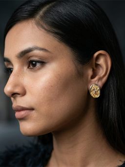 The Bling Girll - Golden Stud Statement Earring