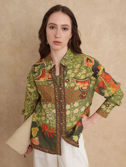 RAREISM - Ronan Multi Abstract Regular Shirt