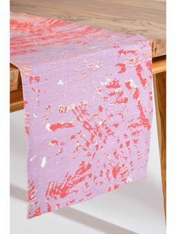 Freedom Tree - Kagal Cotton Heavy Slub Lavender Print & Pattern Table Runners