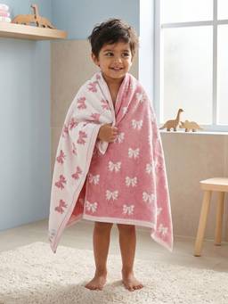 MYTRIDENT - Kids Bath Towel for Boys and Girls, 100% Cotton