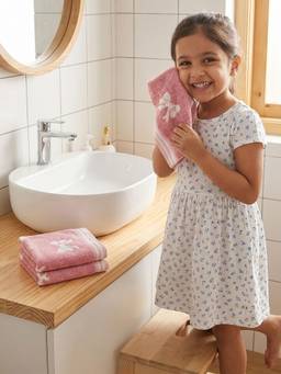 MYTRIDENT - Kids 3pc Face Towel Set for Boys and Girls, 100% Cotton (Pack of 3)