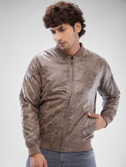 Spykar - Full Sleeve Regular Fit Green Jacket for Men