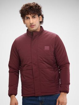 Spykar - Full Sleeve Regular Fit Red Jacket for Men