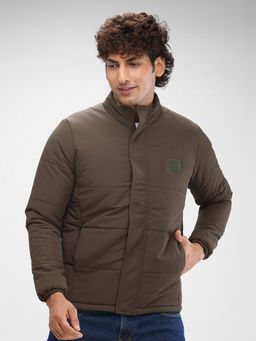 Spykar - Full Sleeve Regular Fit Green Jacket for Men
