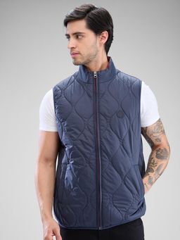 Spykar - Sleeveless Regular Fit Blue Jacket for Men
