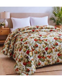 the White Moss - English Garden Ac Comforter Double Bed 225Cmx240Cm (Double)