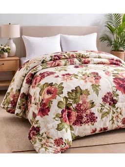 the White Moss - Rose Garden Ac Comforter Double Bed 225Cmx240Cm (Double)
