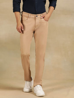 JadeBlue - Coral Pink Cotton Blend Jeans