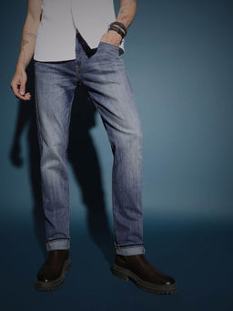 Lee - Men'S Blue Travis Slim Tapered Fit Mid Rise Jeans