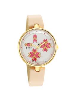 Titan - 2661YL01 Pink Dial Analog Watch for Women