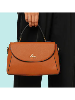 Lavie - Women's Bleech Flap Satchel (Tan) (L)