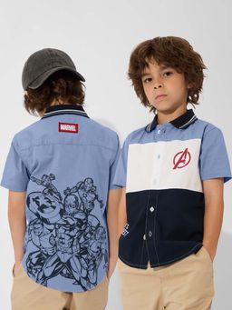 The Souled Store - Boys Multi-Color Colorblock Shirt