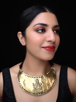 AG'S - Sulekha Golden Oxidized Neckpiece