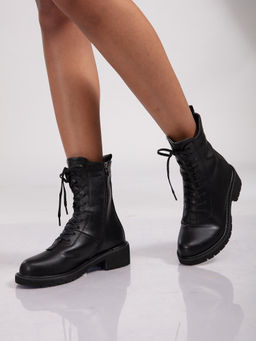 Twenty Dresses by Nykaa Fashion - Black Cuteness With Class Boots
