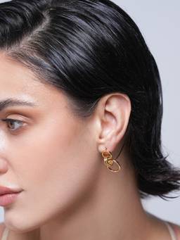 CAO JEWELLERY - Gold Multi Circle Loops Earrings