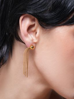 CAO JEWELLERY - Gold Plated Drop Earrings