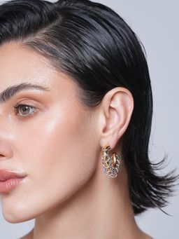 CAO JEWELLERY - C Shaped Small Circle Multi-Color Earrings