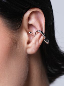 CAO JEWELLERY - Silver Ear Clip On Earrings