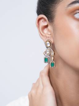 CAO JEWELLERY - Designer Multi-Color Moissanite Earrings