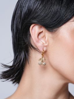 CAO JEWELLERY - White Cherry Cz Earrings