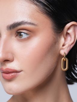 CAO JEWELLERY - Gold Hypoallergenic Chain Drop Earrings