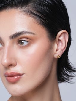 CAO JEWELLERY - Gold Flower Earrings