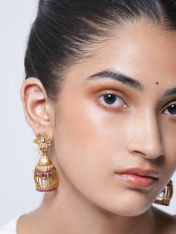 CAO JEWELLERY - Multi-Color Bird Trap Designer Earrings