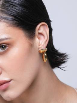 CAO JEWELLERY - Gold Water Drop Earrings