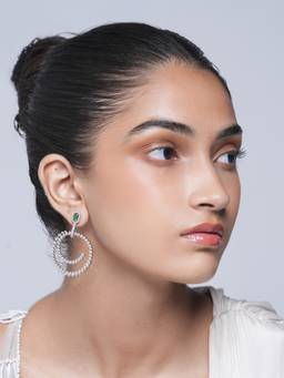 CAO JEWELLERY - White Modern Ad Earrings
