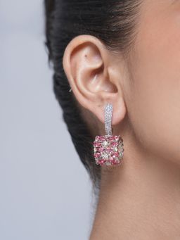 CAO JEWELLERY - Designer Pink Small Ad Earrings