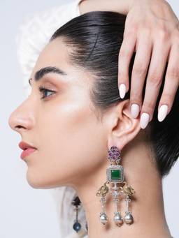 CAO JEWELLERY - Multi-Color Polish Fusion Earrings