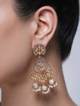 CAO JEWELLERY - White Reverse Ad Earrings