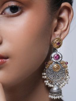 CAO JEWELLERY - Pink Designer Fusion Earrings
