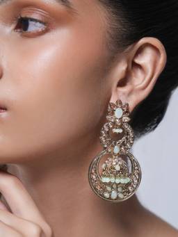 CAO JEWELLERY - Multi-Color Reverse Ad Jhumki Style Earrings