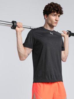 Puma - Train All Day Heather Cat Men's Black T-shirts