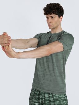 Puma - Train All Day Tech Seamless Men's Green T-shirts