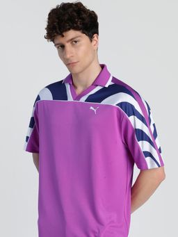 Puma - Future Archive Relaxed Fit Football Men's Purple Polo T-shirts