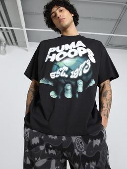Puma - Hoop Dreamz Oversized Men's Black T-shirts