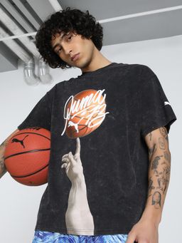 Puma - Dylan Exhibit Oversized Men's Black T-shirts