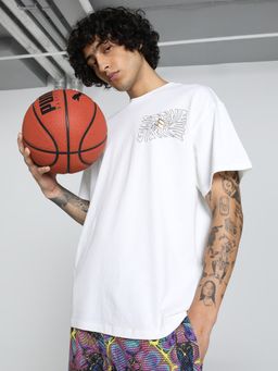 Puma - Stewie Limitless Oversized Men's White T-shirts