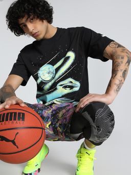 Puma - Melo Alien Skins Oversized Men's Black T-shirts