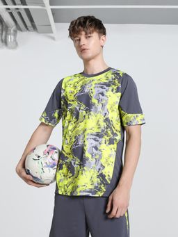 Puma - Individual Cup Slim Fit Football Mens Grey T-shirts