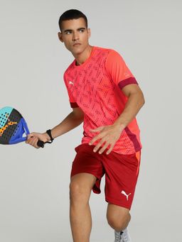 Puma - Individual Graphic Badminton Men's Red T-shirts