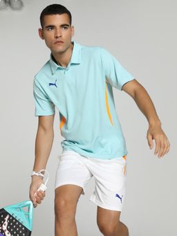 Puma - Individual Badminton Men's Blue Polo T-shirts