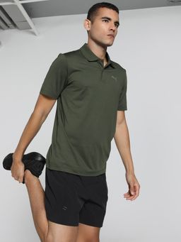 Puma - Run Cloud spun Running Men's Green Polo T-shirts