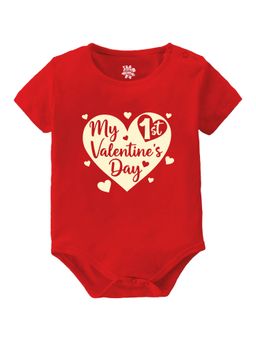 Baby Buzz - My 1st Valentine's Day Heart Baby Bodysuit